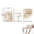 3PCS Framed Islamic Bismillah Alhamdulillah Inshallah Flower Wall Art Canvas Prints Art Paintings Poster Living Room Home Decor