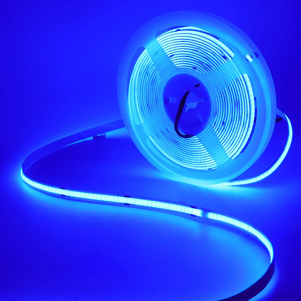 5V USB COB Led Strip Light 320 Leds/M White/Red/Green/Blue/Ice Blue/Pink PCB 3MM 5MM 8MM Flexible Ribbon Night Lamp TV Backlight