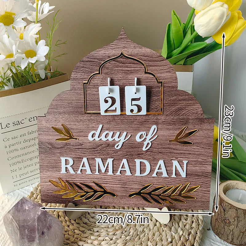 2026 Ramadan Countdown Calendar Eid Advent Calendars Muslim Islamic Eid al-Fitr Decorations Eid Mubarak Gifts