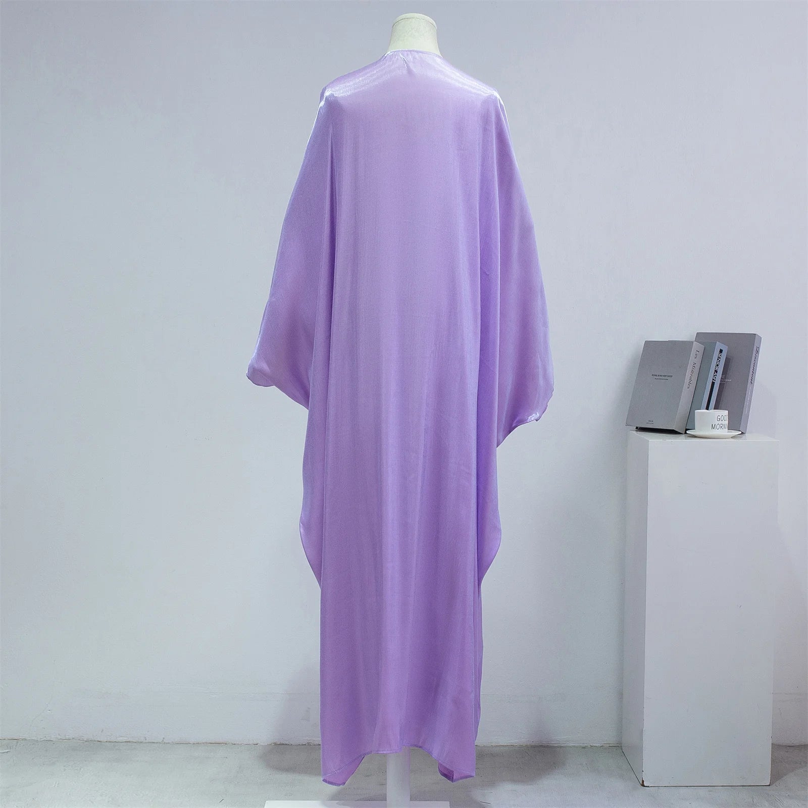 Muslim One-Piece Prayer Abaya for Women – Smocking Sleeve Kaftan Jilbab Cardigan Coat Islamic Robe Dubai Turkish Style