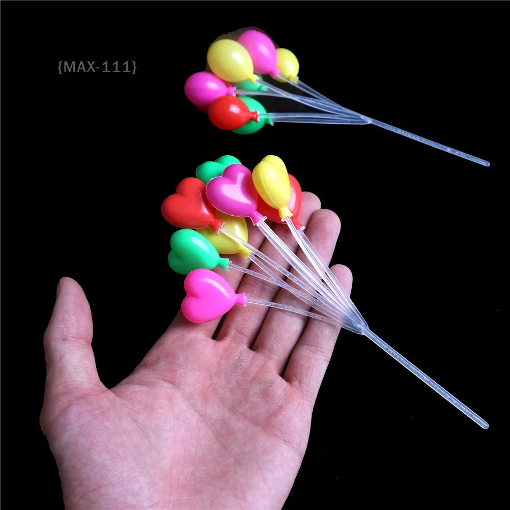 Colorful Mini Balloon Garland - Plastic String Toys to Brighten Up 1:12 Dollhouse, Diorama & Train Layout Displays