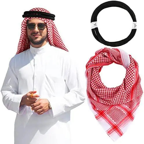 Islamic Foulard Scarf Men Arab Headwear Hijab Scarf Jersey Turban Arabic Headcover For Women Muslim Clothing Prayer Turbante