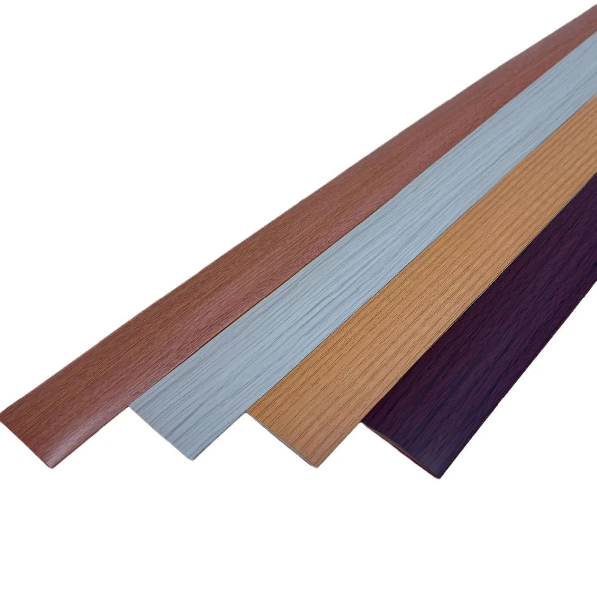 5cm PVC Wood Floor Transition Strip Edge Closing Strip Self-adhesive Seam Strip Flat Buckle Dge Pressing Threshold strip