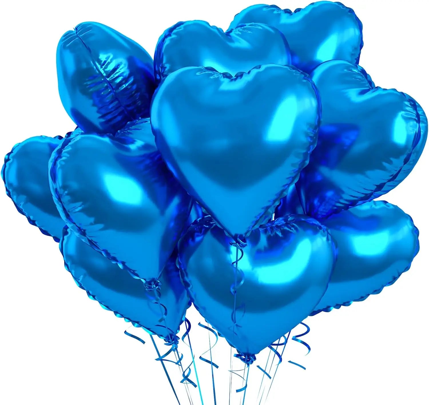 10pcs 18inch Heart Foil Balloons Pink Sage Green Heart Balloon for Birthday Party Valentines Day Wedding Anniversary Decorations