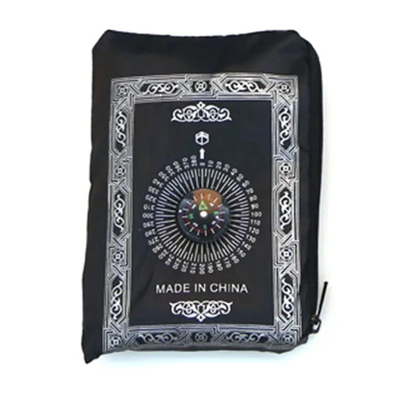 Portable Waterproof Muslim Prayer Mat Rug With Compass Vintage Pattern Islamic E DropShipping
