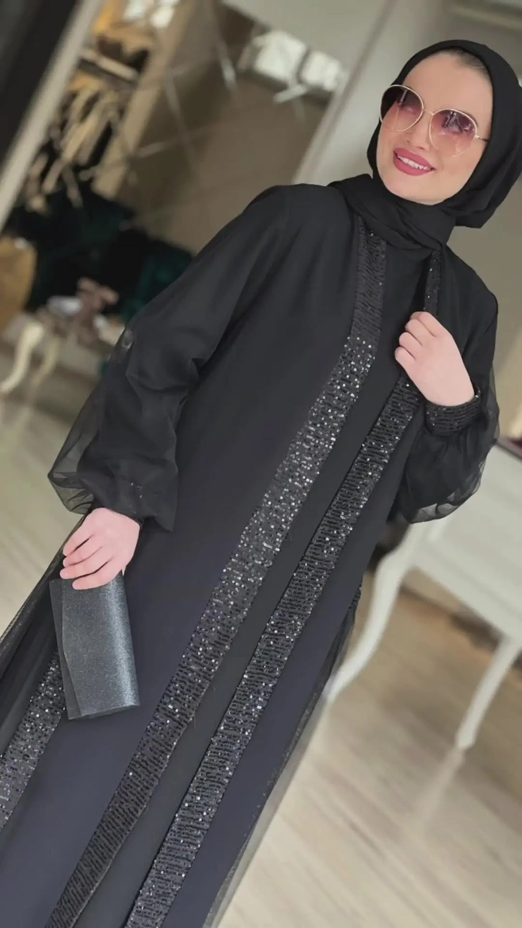 2024 Muslim Modest Women Dress – Eid & Ramadan Jalabiya Kaftan Robe