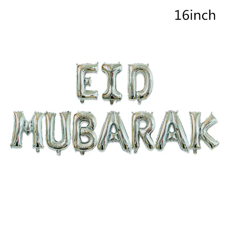 10Pcs Eid Umrah Mubarak Latex Balloon Ramadan Kareem Festival Muslim Islamic Ramadan Party Eid Al-Firt Home Decoration Supplies