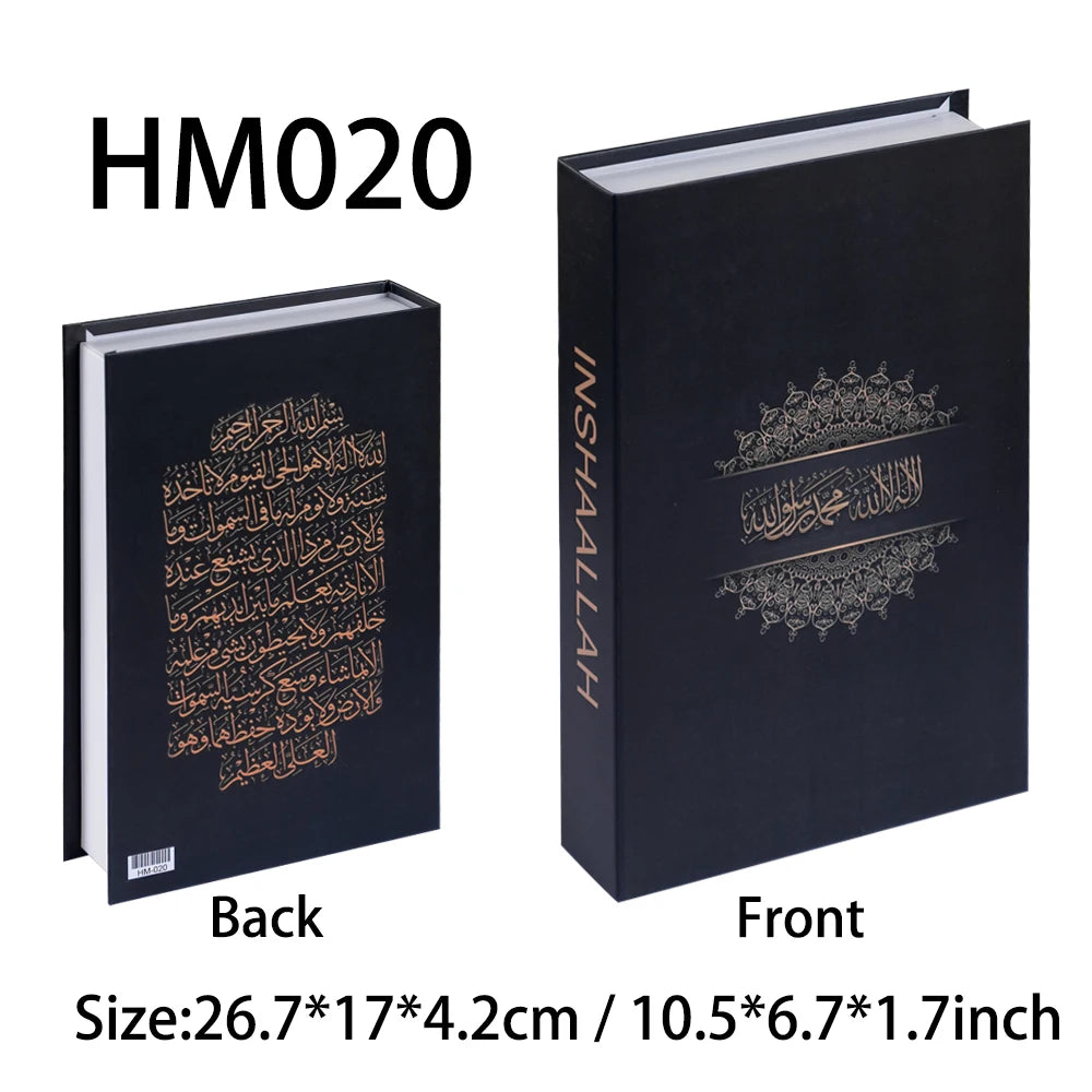 Islamic Luxury Fake Books Decorative Storage Box for Home