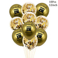 Black Gold Umrah Mubarak Latex Balloons Ramadan Kareem Decoration EID Mubarak Muslim Islamic Festival Party Home Ramadan Supplie