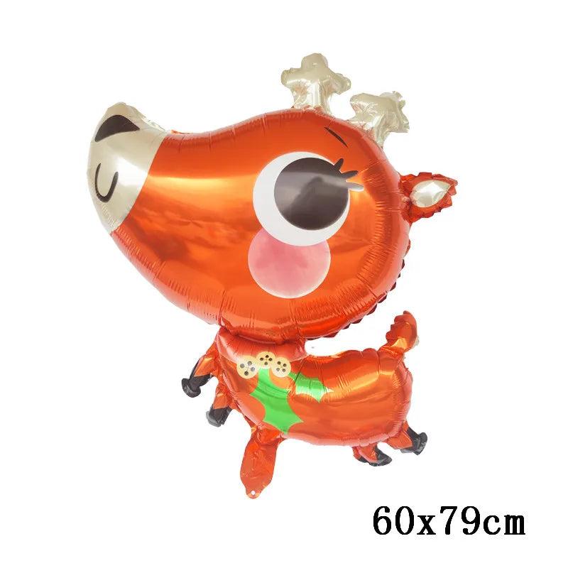 Christmas Foil Balloons Santa Claus Balloon Standding Balloon Christmas Gift Santa Balloon Xmas Party Supplies Home Decortion