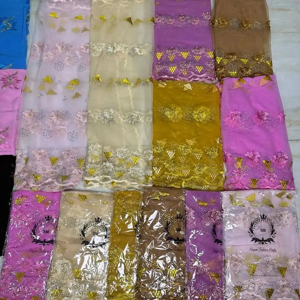 3D Stone New Dubai Scarf For Muslim Women African voile stone big Hijab Islam Hijab Pashmina Turban Headscarf Embroidery Shawls