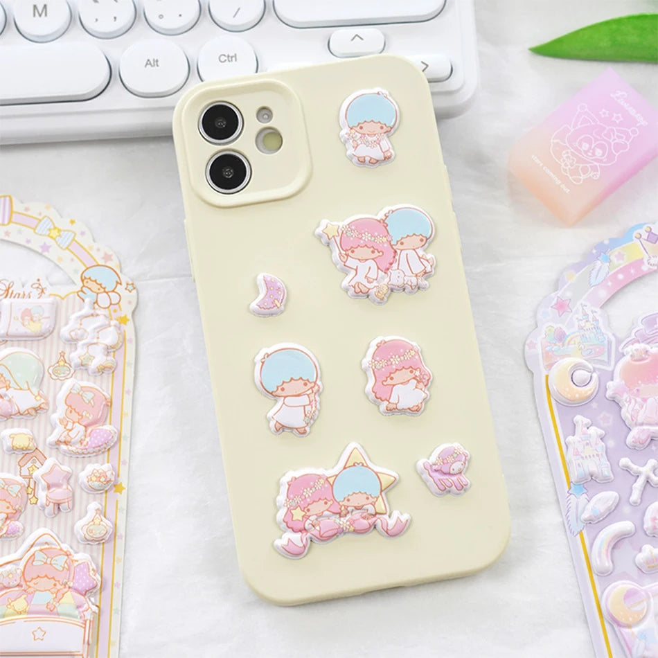 3D Gemini 3D Stickers Handmade Puzzle Cartoon Decorative Stickers Mobile Phone Stickers Festival Gifts