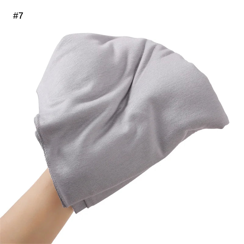 80*180cm Big Size Modal Rayon Cotton Jersey Hijab Scarf Ramadan Long Muslim Shawl Plain Soft Turban Wraps Women Headband
