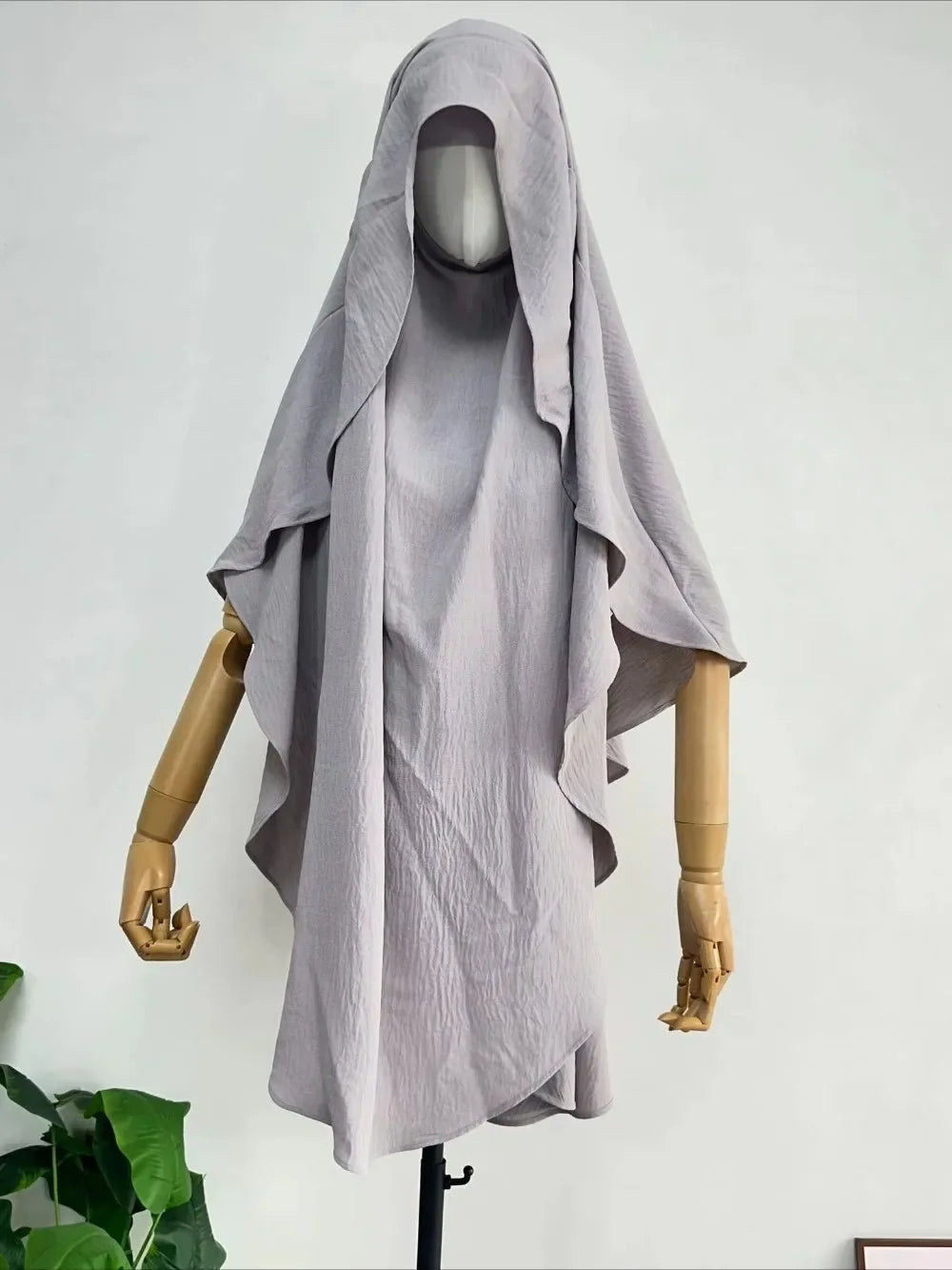 Eid Muslim Khimar Women Hijab Islamic Dubai Scarves Turban Arab Headdress Ramadan Morocco 2026 Praying Long Hijabs Headscarf