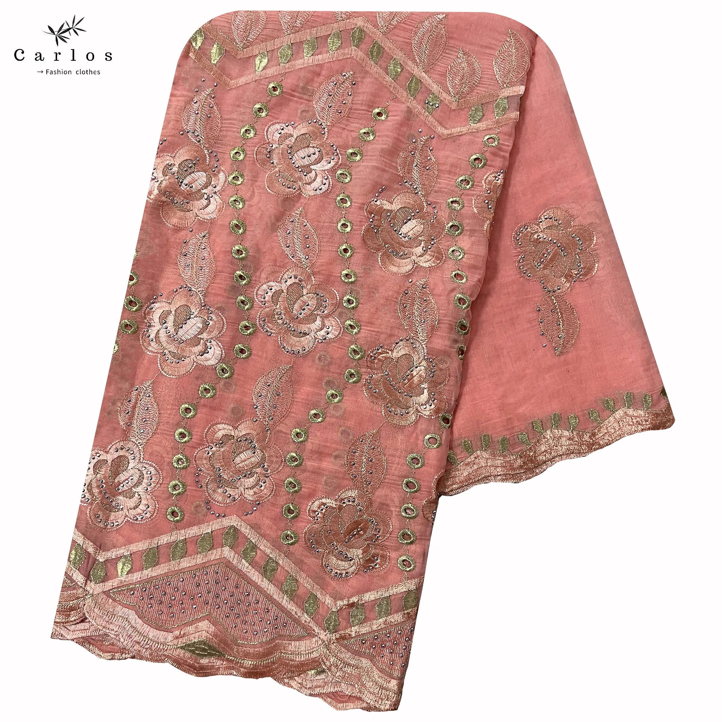 2026 New Dubai Scarf For Muslim Women African 100% Cotton Hijab Islam Hijab Pashmina Turban Headscarf Embroidery Shawls