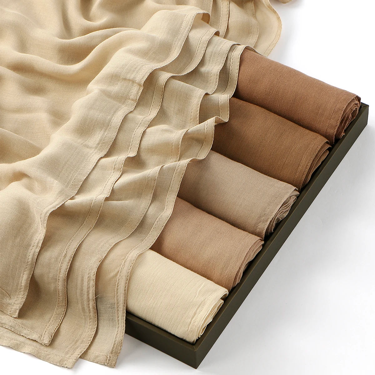 Cotton Rayon Modal Muslim Hijabs For Women Scarf Thin Plain Shawls Femme Musulman Soft Headscarf Islam Turban Headband 185*75CM