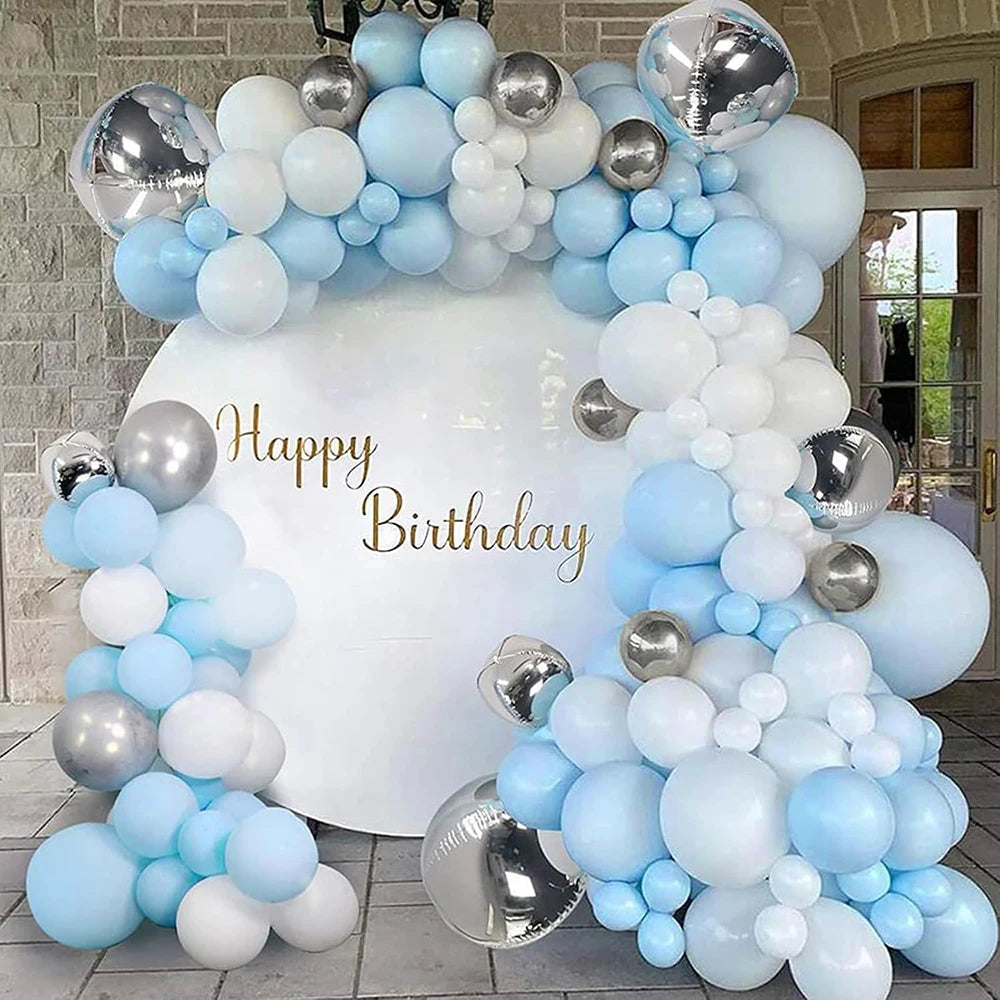 Pastel Pink Blue Balloons Black White Red Balloon Birthday Party Baby Shower Wedding Gender Reveal Birrthday Party Decoration