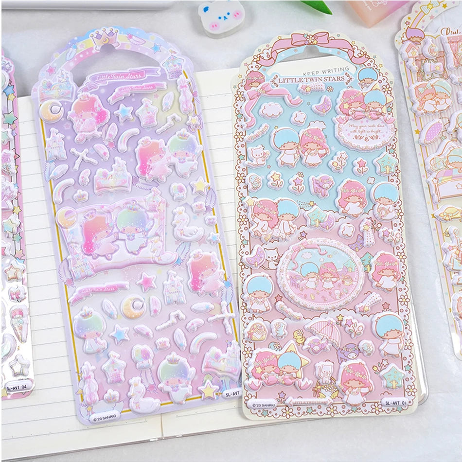 3D Gemini 3D Stickers Handmade Puzzle Cartoon Decorative Stickers Mobile Phone Stickers Festival Gifts