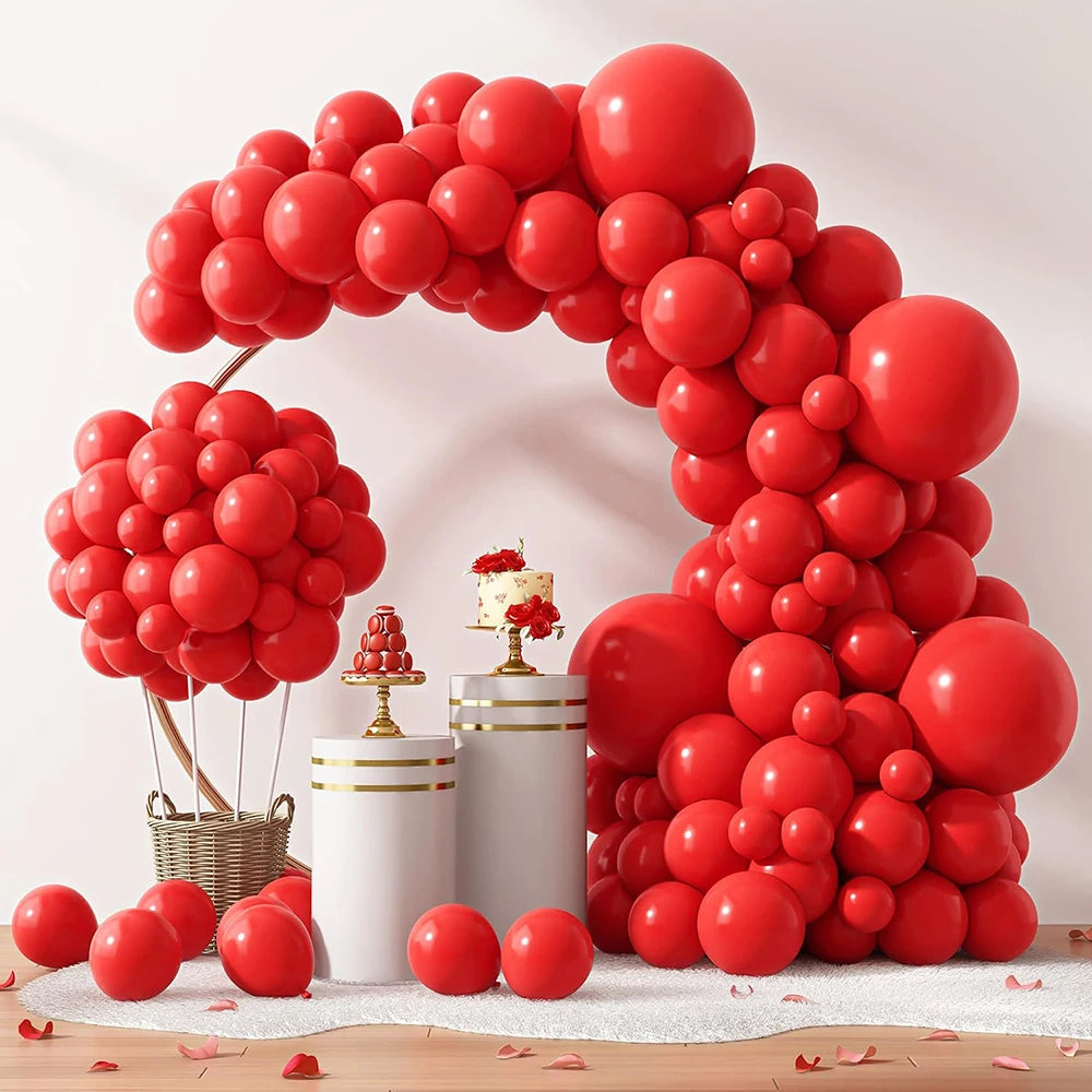 Pastel Pink Blue Balloons Black White Red Balloon Birthday Party Baby Shower Wedding Gender Reveal Birrthday Party Decoration