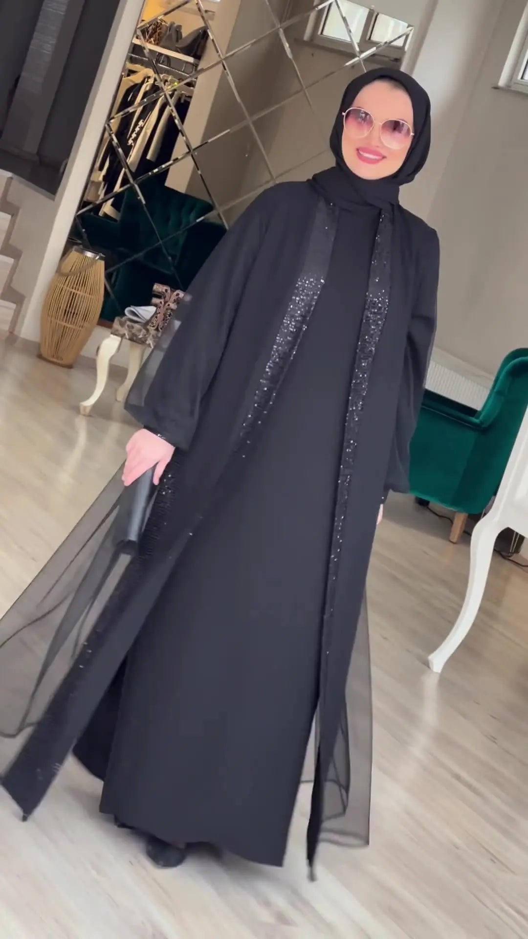 2024 Muslim Modest Women Dress – Eid & Ramadan Jalabiya Kaftan Robe