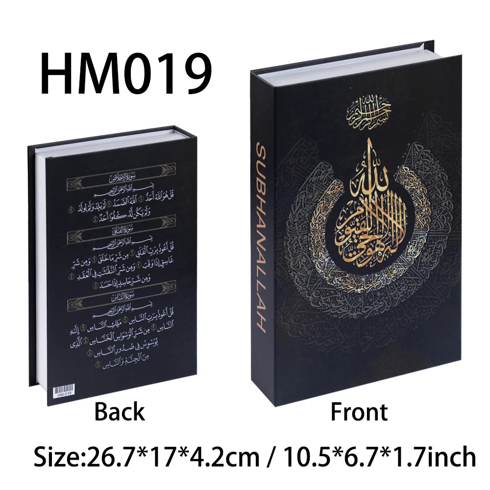 Islamic Luxury Fake Books Decorative Storage Box for Home