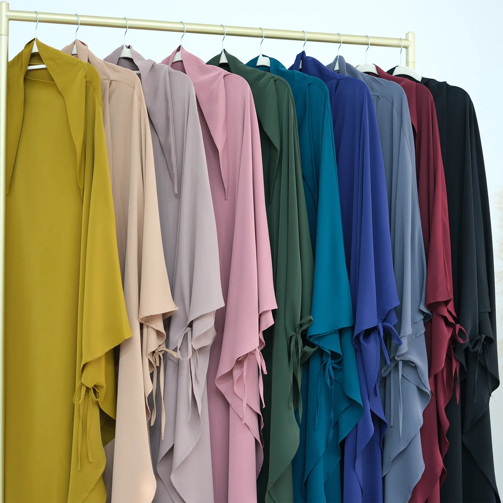 Muslim Long Khimar Headscarf Hijab for Women Abaya Praying Turban Scarf Headscarfs Long Scarves Head Wrap Shawl Femme Headdress