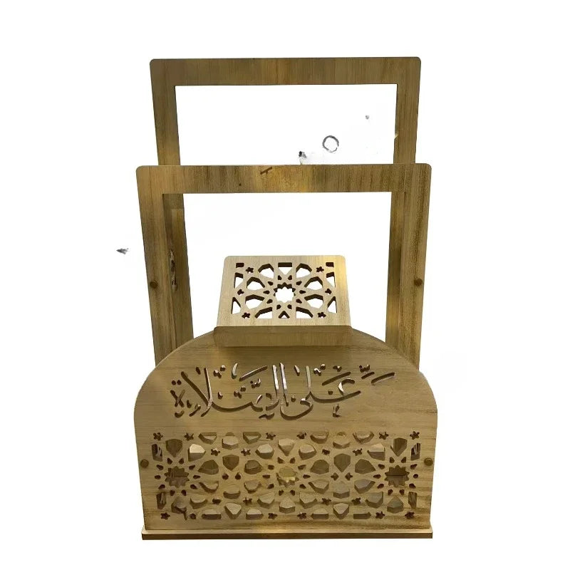 Decorative Quran Frame Wooden Prayer Stand