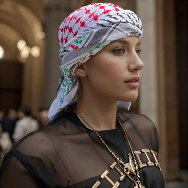New Arab Men's and Women's Headscarf Jacquard Arafat UAE Dubai Scarf Middle East Saudi Arabia