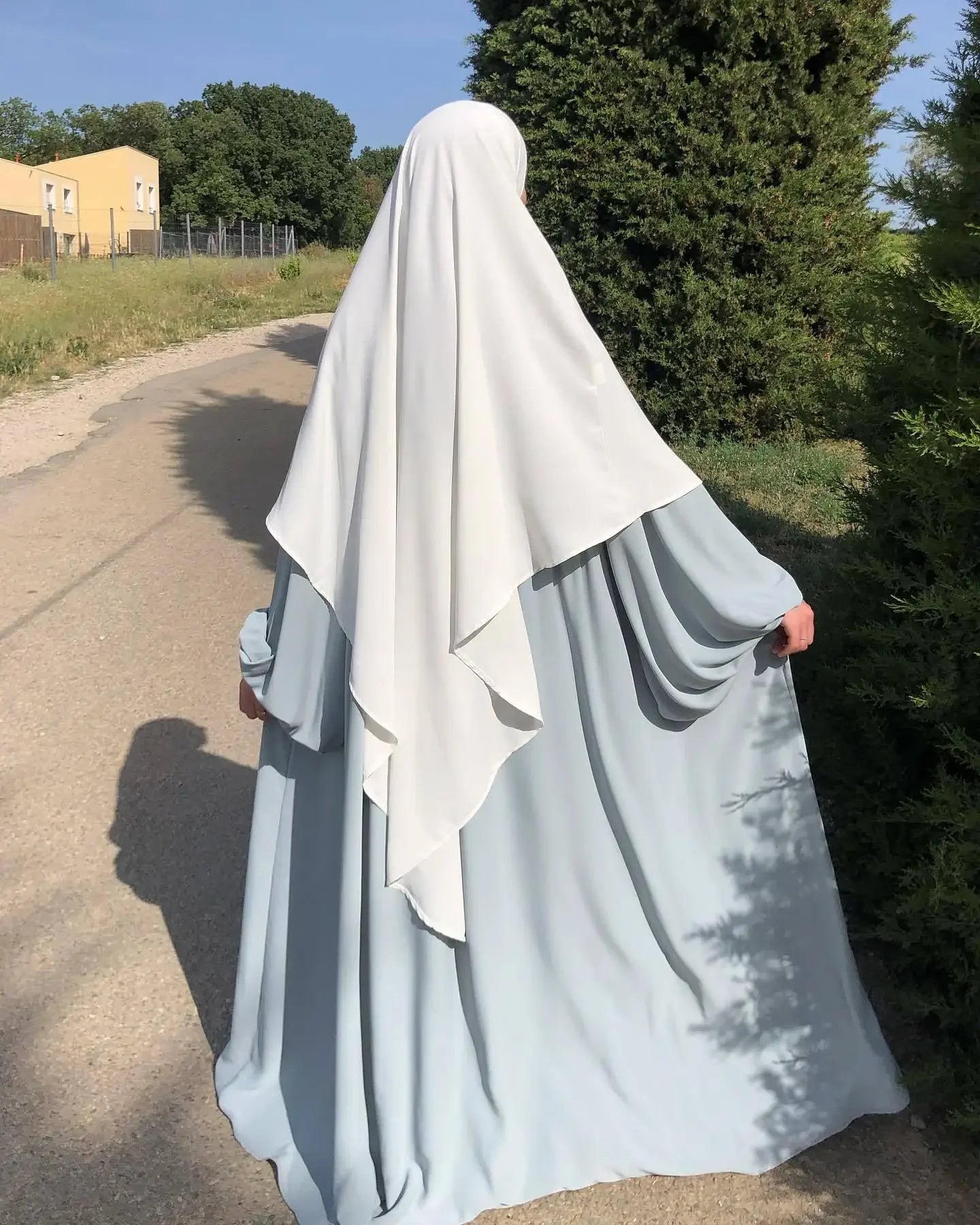 Eid Prayer Garment Hijab Long Khimar Ramdan Muslim Long Headcarf Women One Piece Jubha Islamic Hijabs Musulman Dejellab 2026