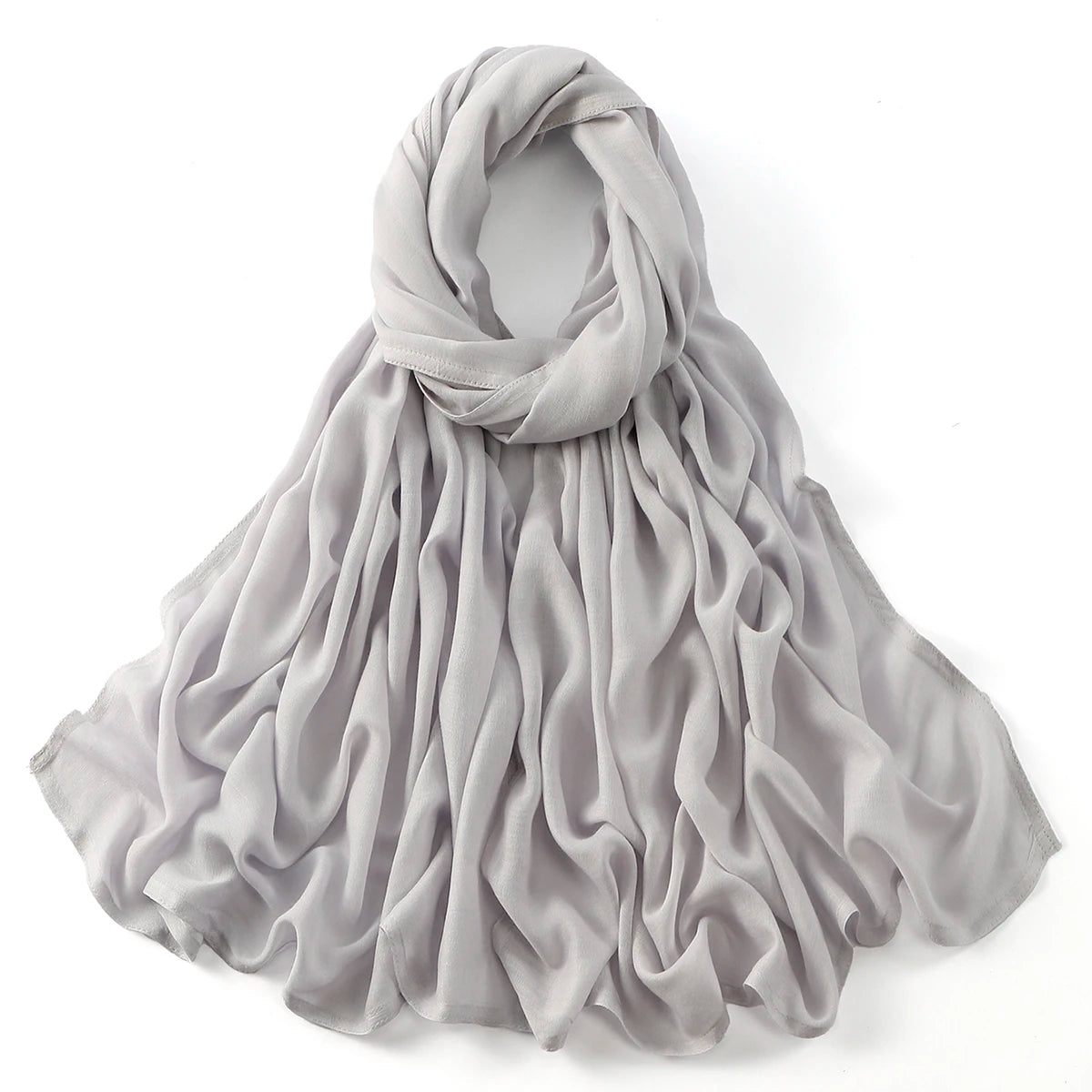 Cotton Rayon Modal Muslim Hijabs For Women Scarf Thin Plain Shawls Femme Musulman Soft Headscarf Islam Turban Headband 185*75CM