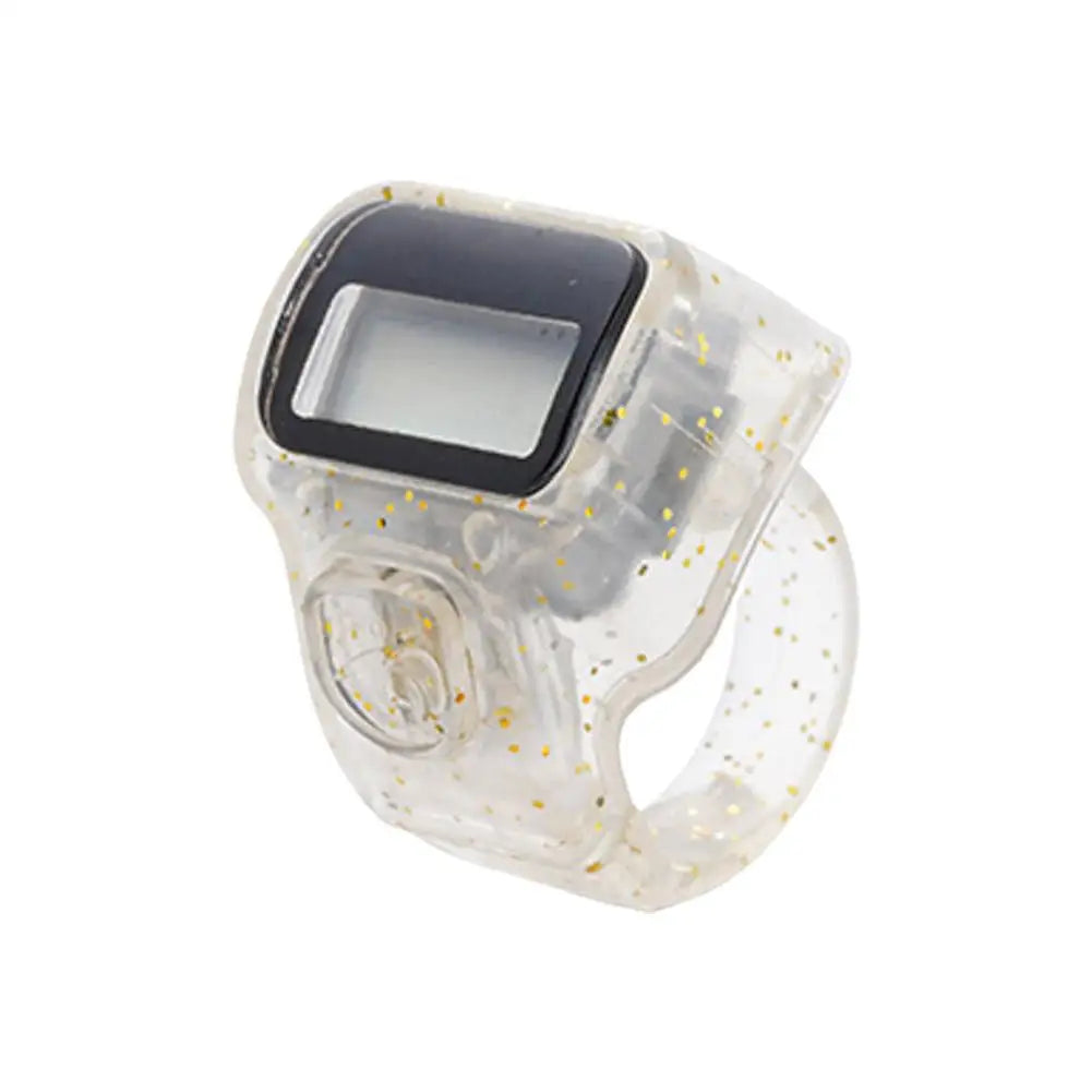 Finger Counter W/ Islamic Tasbih Digital LED Electronic Handheld Tally Counter, Finger Counter Resettable Clicker, Battery Included