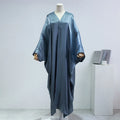 Muslim One-Piece Prayer Abaya for Women – Smocking Sleeve Kaftan Jilbab Cardigan Coat Islamic Robe Dubai Turkish Style