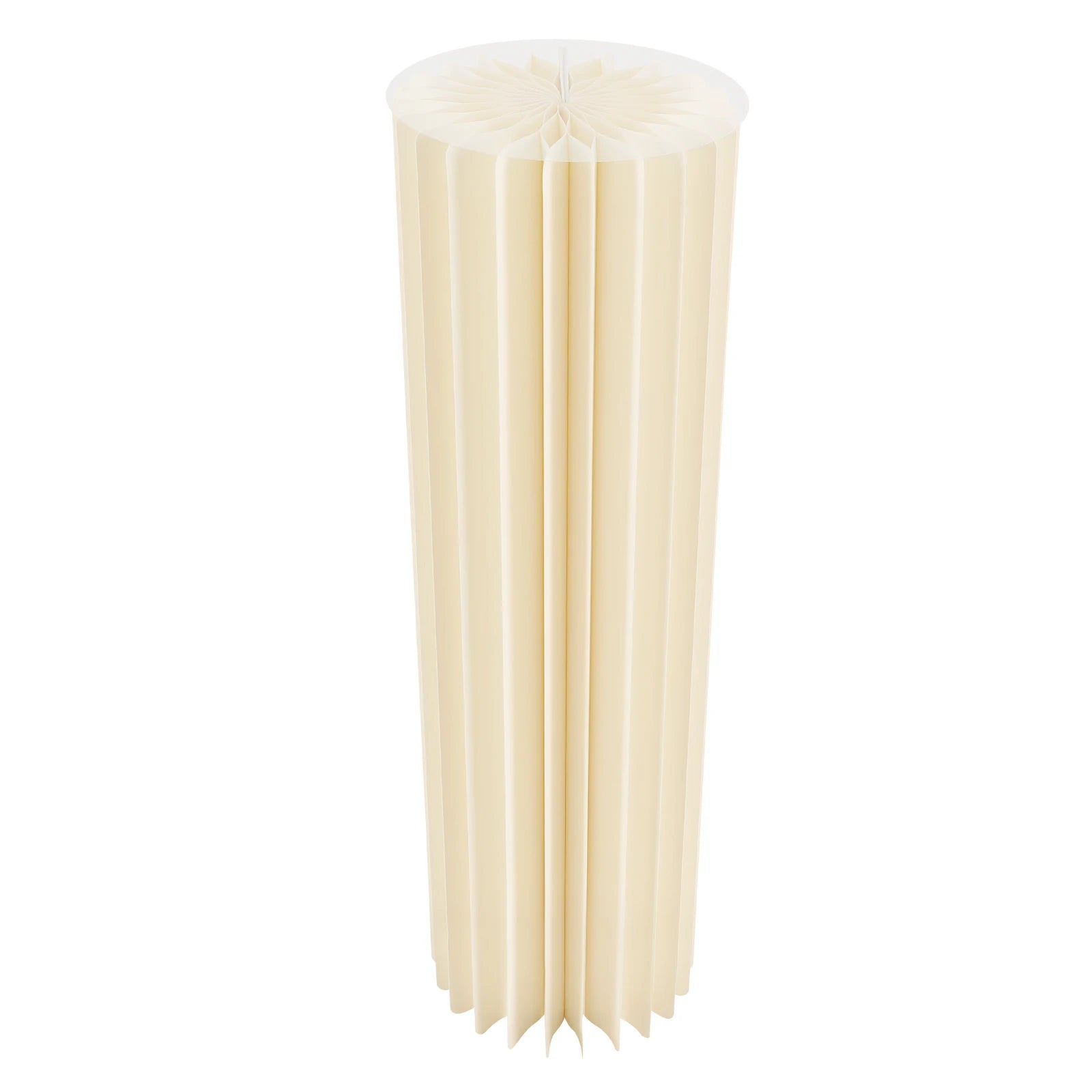 2Pcs 100cm Wedding Centerpieces Cardboard Vases, 39.4in Tall Foldable Honeycomb Flower Stand Cylinder Display Pedestal Load 50kg