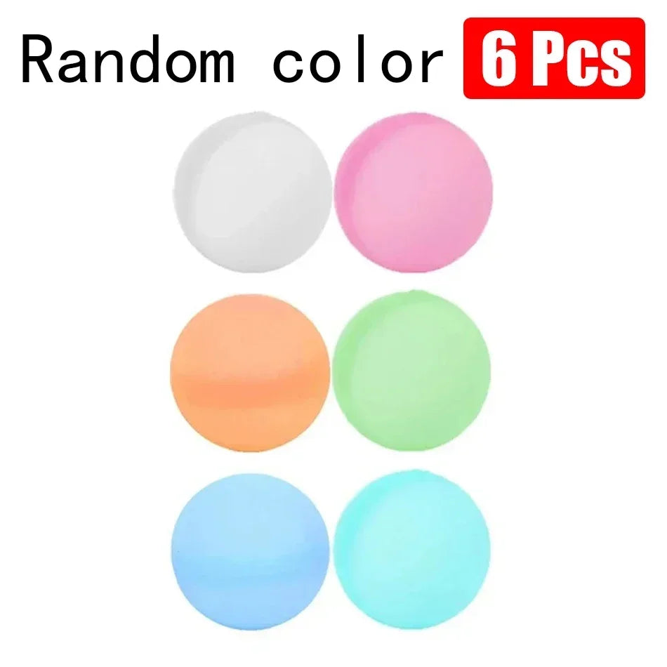 Reusable Water Balloons Toys Quick Fill Self Sealing Water Bomb for Summer Games Children's Adults Outdoor Activities Toy Gifts