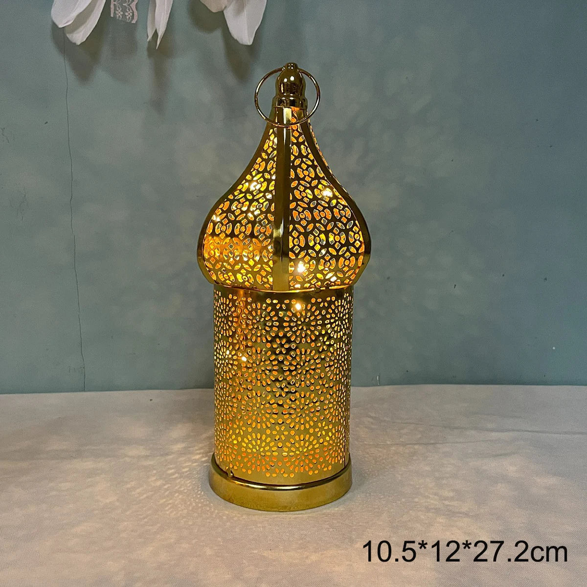 Masjid Lantern Night Light EID Mubarak Decoration for Home Islam Muslim Party Decor Eid Al Adha Ramadan Kareem Mosque LED Lights