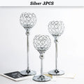 Crystal Candle Holder Modern Tealight Candlestick Home Christmas Party Candle Stand Wedding Dinning Table Centerpiece Decoration