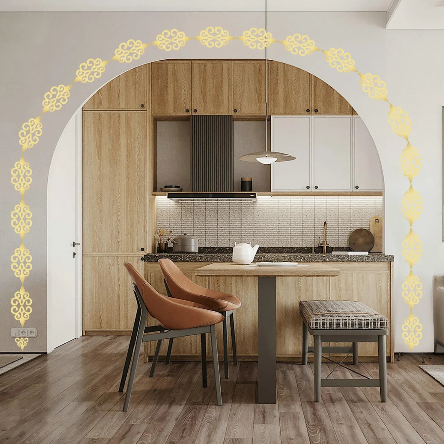 10Pcs 3D Acrylic Mirror Diagonal Lace Wall Stickers Porch Wardrobe Border Decoration Wall Decals Peel & Stick Home Decoration