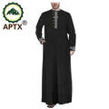 Muslim Jubba for Men Quality Thobe Tailor Made Single Breasted Loose Casual Style Long Robe for Event Wedding