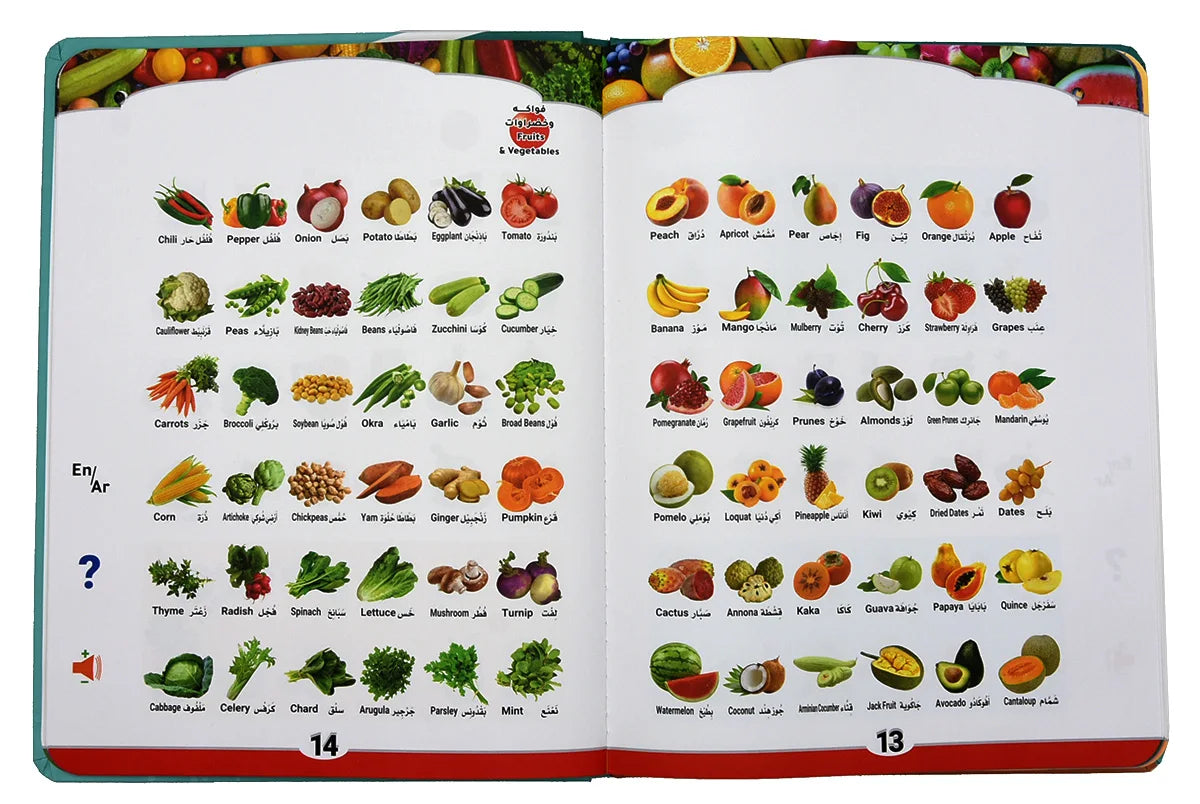 Bilingual Arabic-English Interactive E-Book for Kids Learning Alphabets &amp; Quran