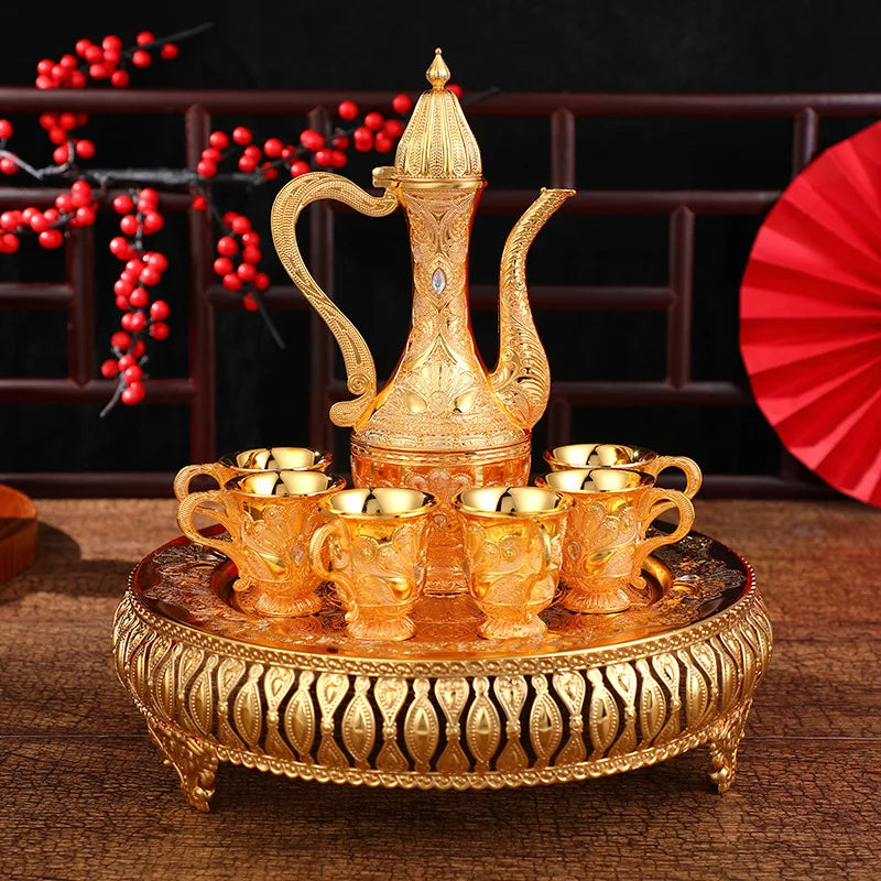 Luxury Ramadan Tea Cup Set with Tray – Wholesale Islamic Gift