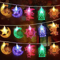 1.5/3M EID Mubarak String Lights Islam Muslim Festival Party Decor Moon Star Lantern Ramadan Decoration for Home 2026