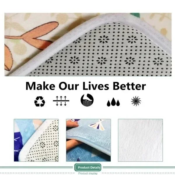 Authentic Ethnic Muslim Prayer Rug Living Room Decor Anti-Slip Carpets Bedroom Soft Rug Entrance Doormat Cultural Muslim Carpet