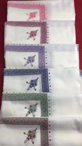 Arab Saudi Men's Shemagh Scarf Wrap, Cotton Keffiyeh Ghutra Headscarf for Middle East Style