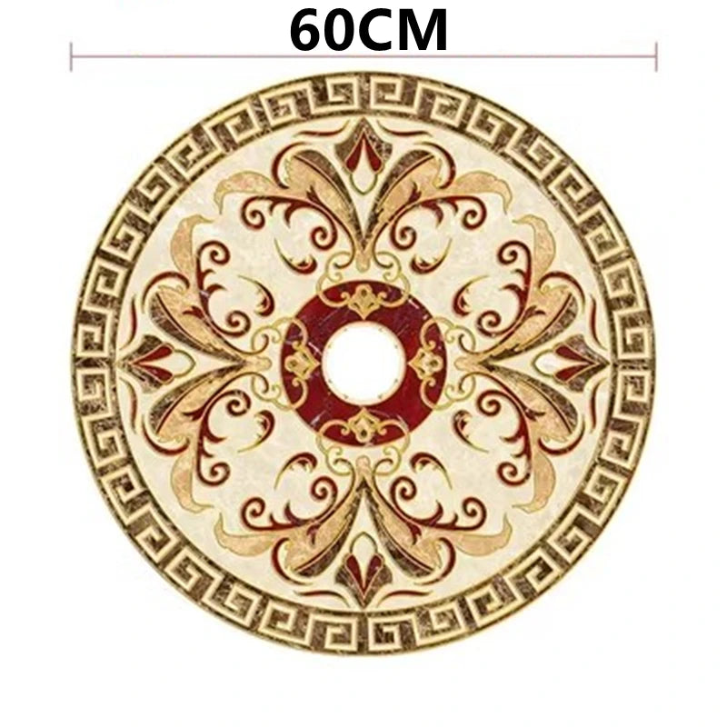 Creativity Ceiling Decorative Parquet Floor Ceiling Lamp Decorative Cover Waterproof Self-adhesive Stickers Living room Decorate