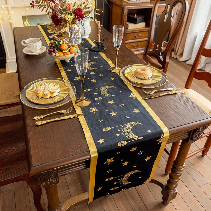 Middle Eastern Table Flag Decorations  Eid Al Fitr Parties Table Flags Dining Table Fabrics Meals Ramadan Party Decor Tablecloth