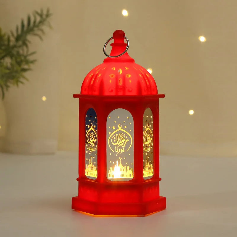 Eid Mubarak LED Lantern Light Ramadan kareem Decorations for home 2026 Islamic Muslim Party Decor Ramadan Mubarak EID Al Adha