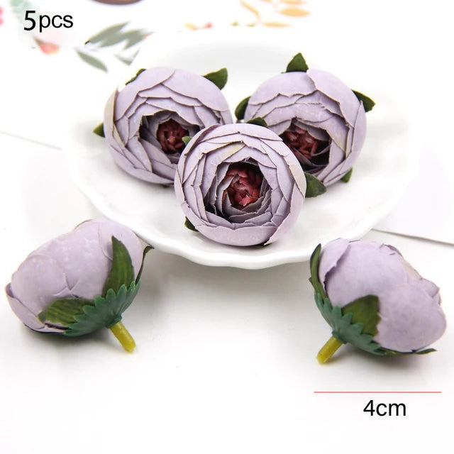 DIY Eid Mubarak Wreaths with Artificial Flower Leaves for Ramadan Kareem Islam Party Decoration Muslim Home Wall/Door Decor