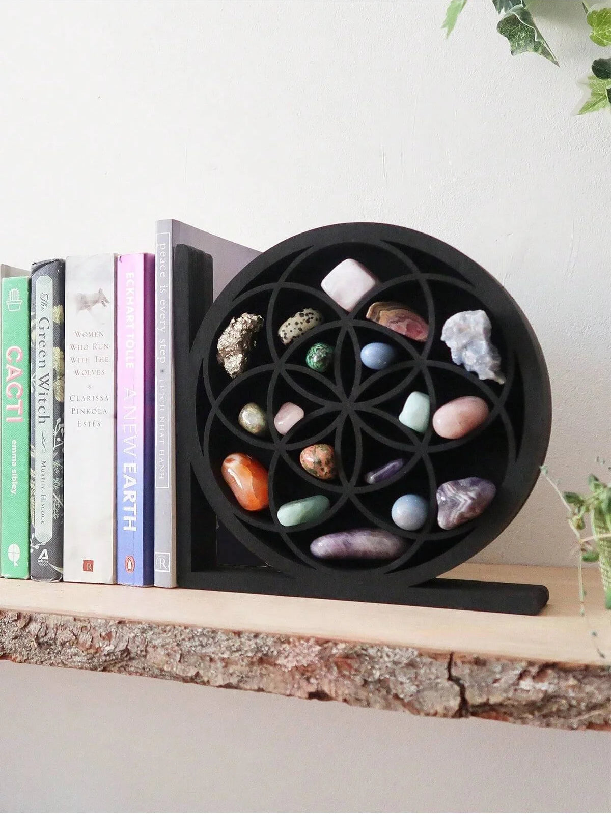 Crystal Shelf Bookends Sun And Moon Heavy Duty Decorative Round Bookends To Hold Books Crystal Rack Decorative Christmas Gifts