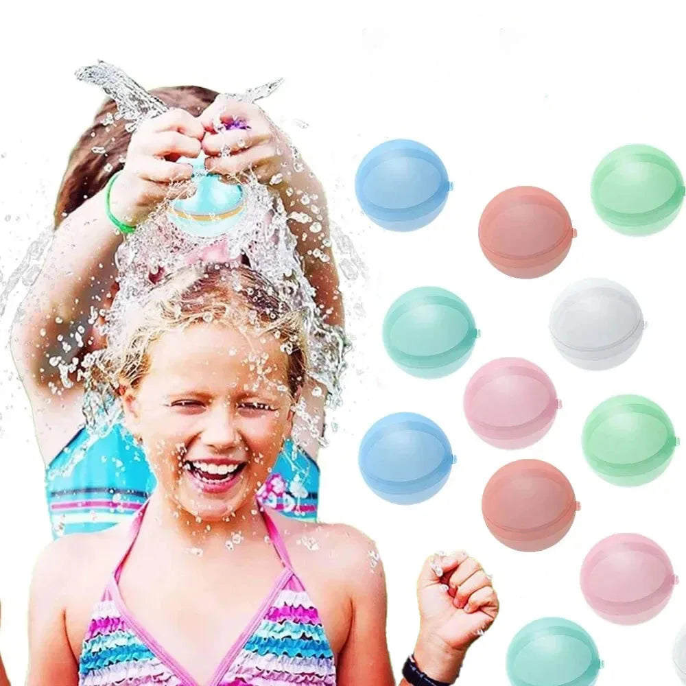 Reusable Water Balloons Toys Quick Fill Self Sealing Water Bomb for Summer Games Children's Adults Outdoor Activities Toy Gifts