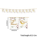 EID Mubarak Banner Ramadan Kareem Decoration 2026 Wall Hanging Flag DIY Making Ramadan Party Supplies Islamic Muslim Home Decor